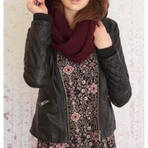 Brown Leather Jacket in Perfect Condition